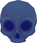 tengkorak biru